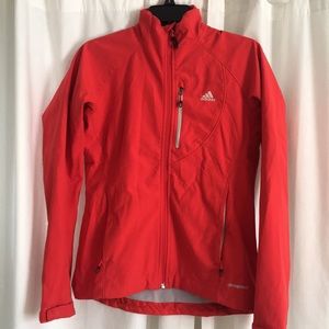 Red adidas jacket (worn)